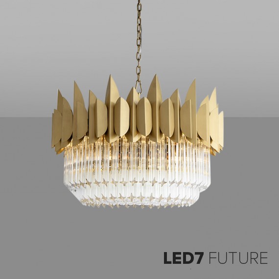 Loft Industry Modern - Edge Round Chandelier